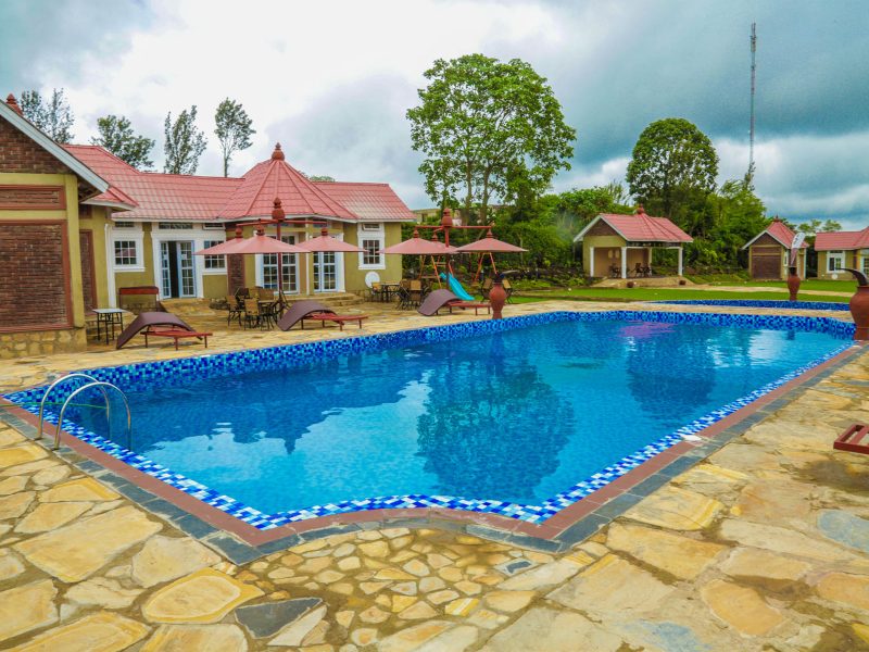 Masailand Safari Lodge swiming-pool-garden